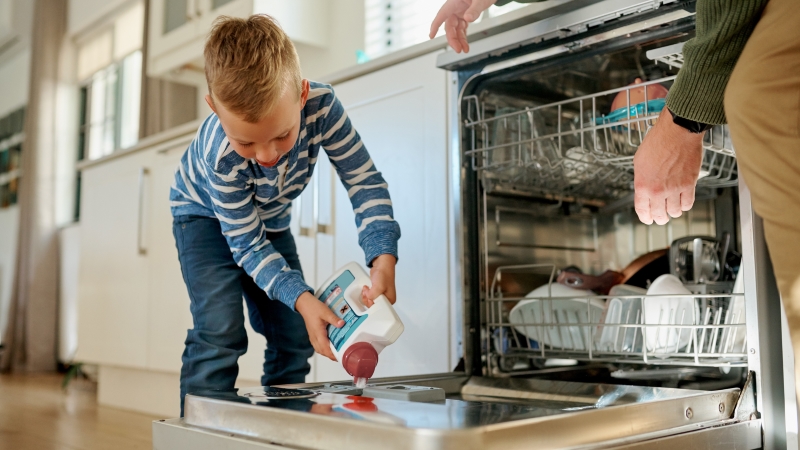 détergent pour lave-vaisselle 